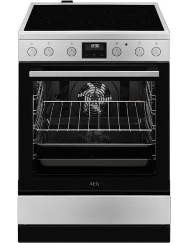 ΚΟΥΖΙΝΑ ΚΕΡΑΜΙΚΗ AEG CCB6442OBM INOX