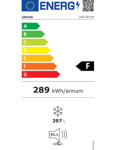 ΚΑΤΑΨΥΚΤΗΣ ΜΠΑΟΥΛΟ UNITED UCR-2971M 300L