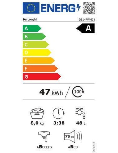 ΠΛΥΝΤΗΡΙΟ ΡΟΥΧΩΝ D814PWM23 DELONGHI