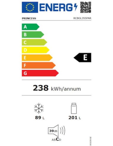ΨΥΓΕΙΟΚΑΤΑΨΥΚΤΗΣ PRINCESS RCBGL355PAR